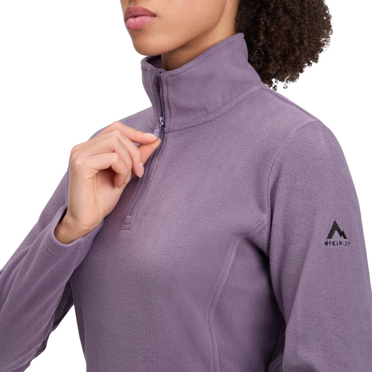 McKinley Amarillo Womens Half-Zip Fleece Ski Midlayer