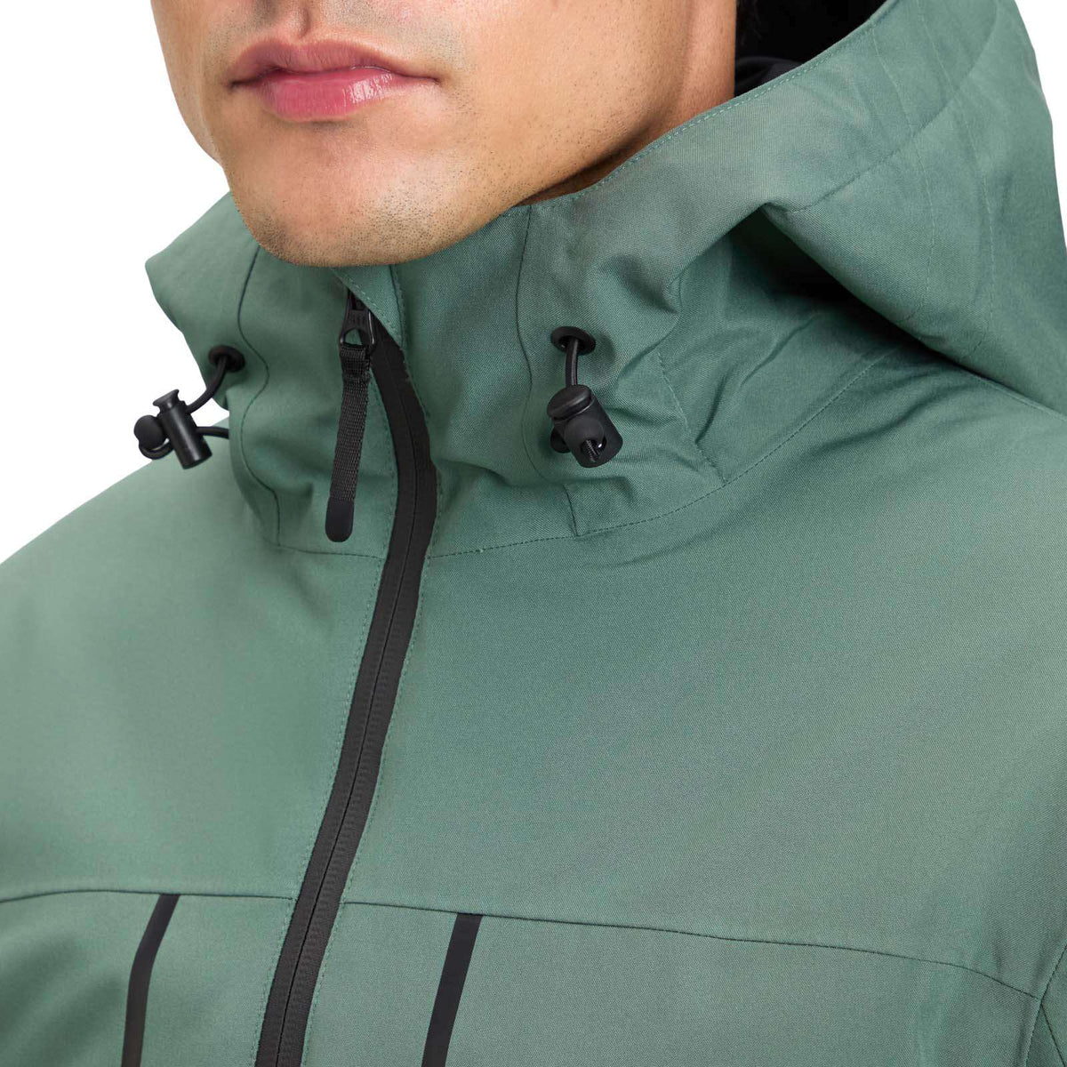 McKinley Marlon Mens Full-Zip Padded Hooded Ski Jacket