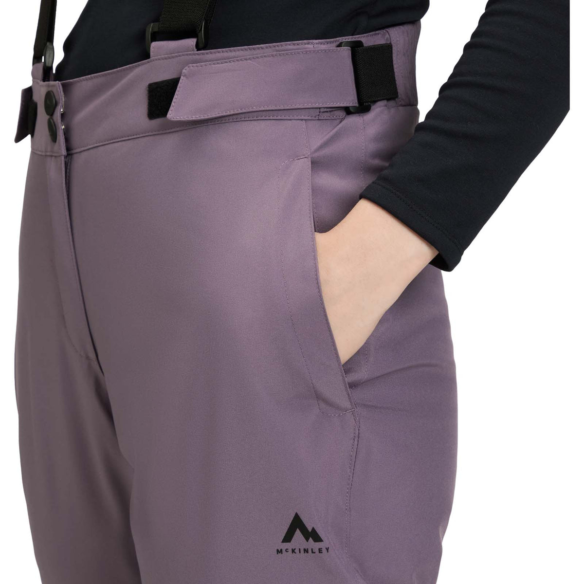 McKinley Dina II Womens Slim-Fit Adjustable Ski Trousers