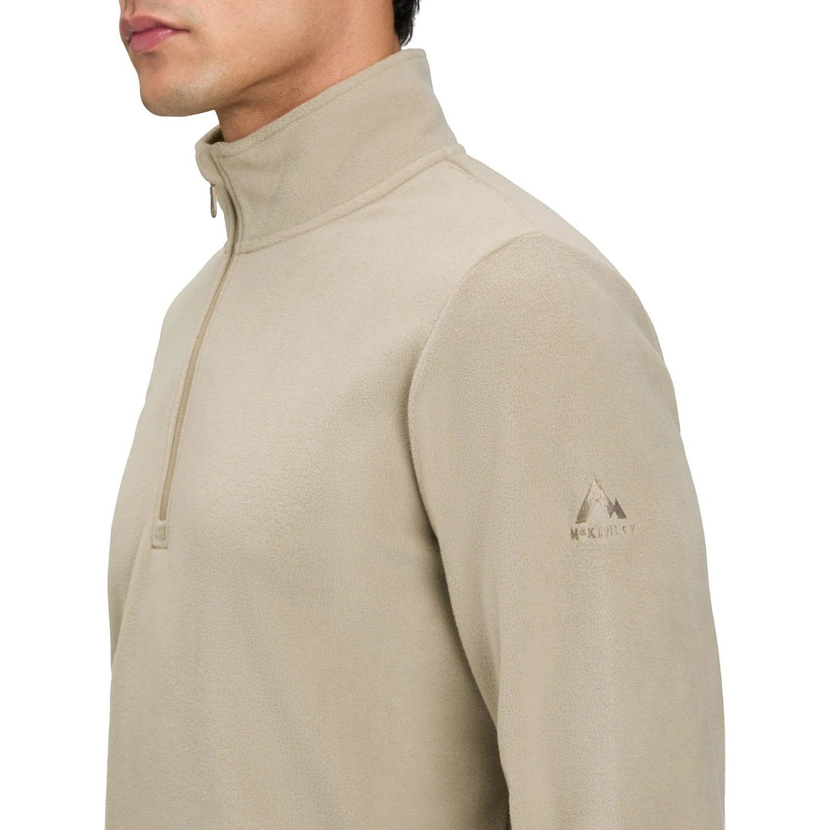 McKinley Amarillo Mens Half-Zip Fleece Ski Midlayer