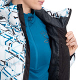 McKinley Sophi Womens Full-Zip Padded Slim-Fit Ski Jacket