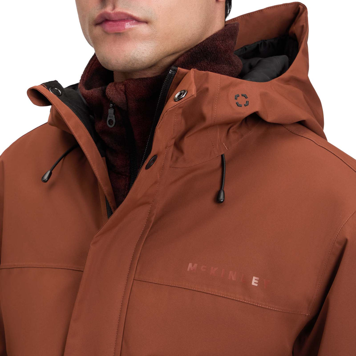 McKinley Erwan Mens Padded Hooded Snowboarding Jacket