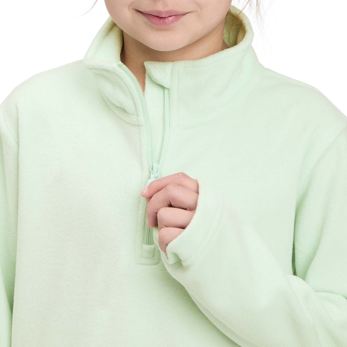 McKinley Amarillo Kids Half-Zip Fleece Ski Midlayer