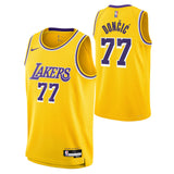 Nike Lakers Doncic 77 Kids Icon Jrsy Ylw