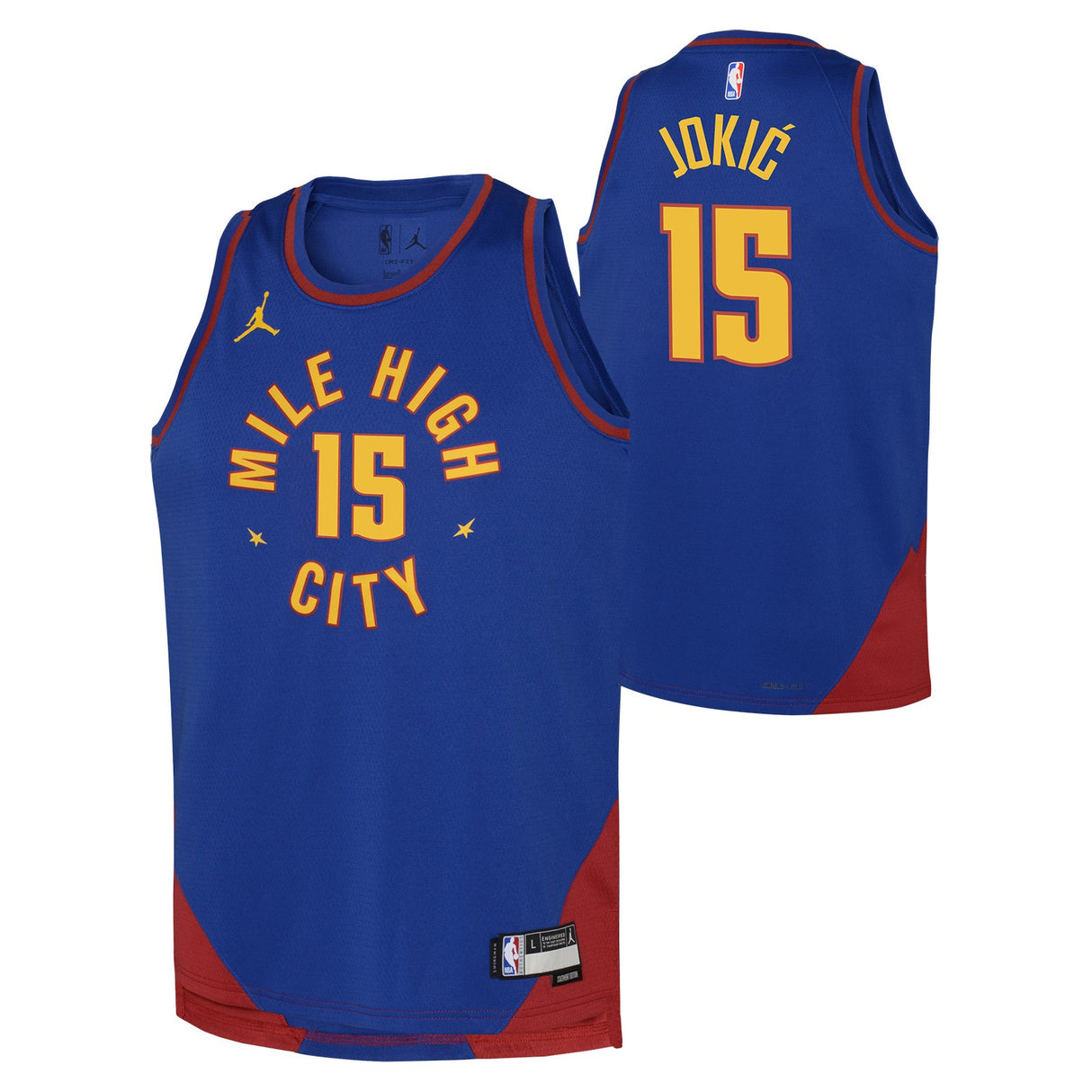 Nike Nuggets Jokic 15 K Statement Jsy Bl