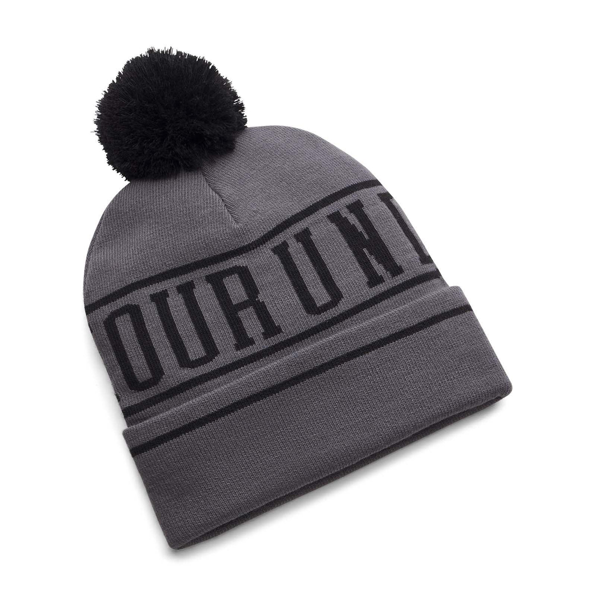 UA Halftime Pom Beanie Grey