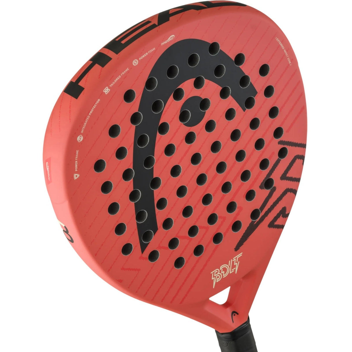 Head Bolt Teardrop-Shaped Casual Player Padel Bat Racket