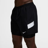 NIKE MENS DF MILER WNT 5IN2IN1 SHRT Blk