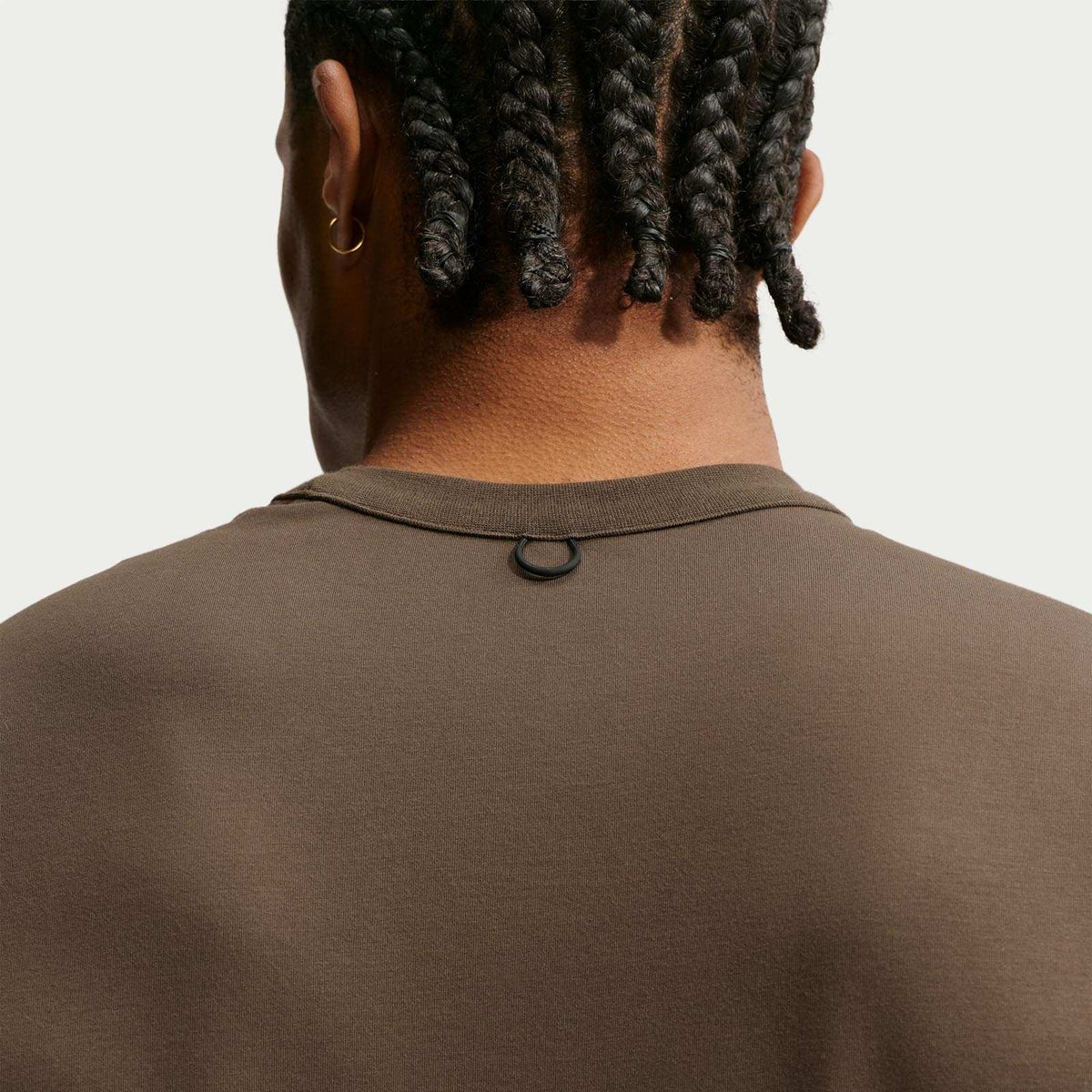 NIKE MENS DF 24.7 IS LGT SS TOP Brown