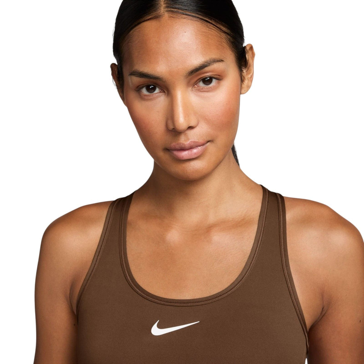 NIKE WMS SWSH MED SPT BRA Brown