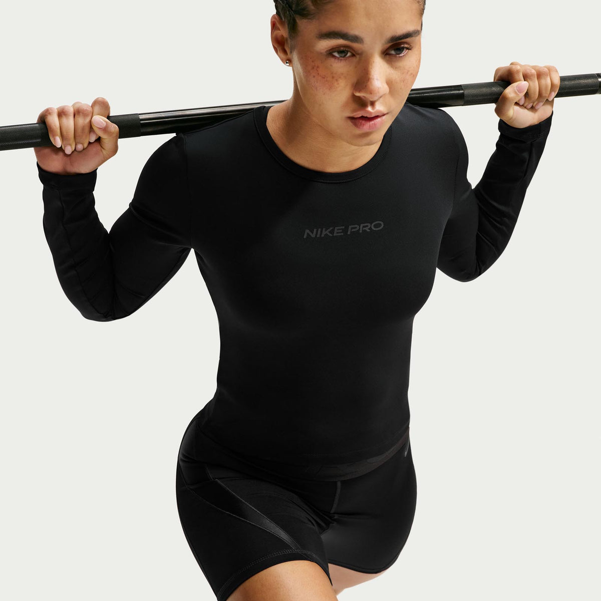 NIKE WMS NP SCULPT LS TOP GG Black
