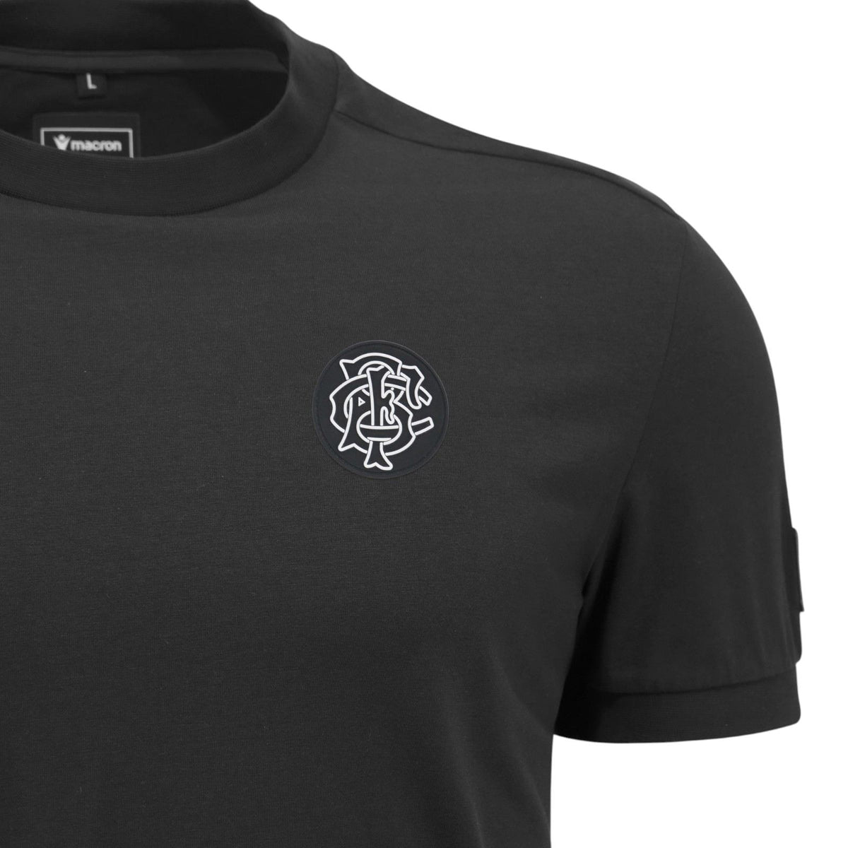 Macron BARB M26/27 Ath Cotn Polo SR Blk