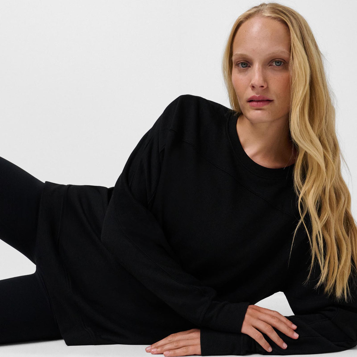 Sweaty Betty After Class Long Sweat Blk