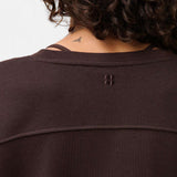 Sweaty Betty After Class Crop Sweat Brwn