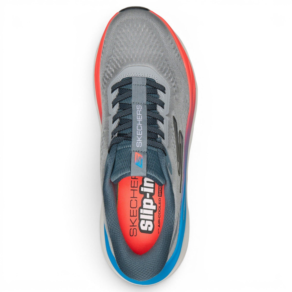 Skechers Slip Ins Max Run Mens Grey