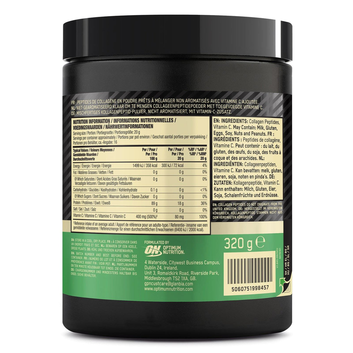 ON Collagen Peptides Unflavoured 320g