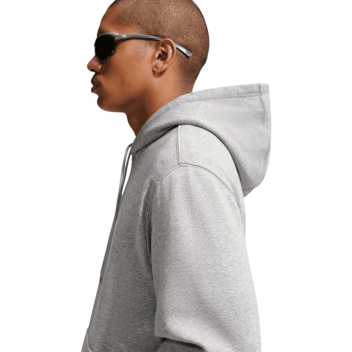 Nike Mens Club BB PO Hoodie Grey