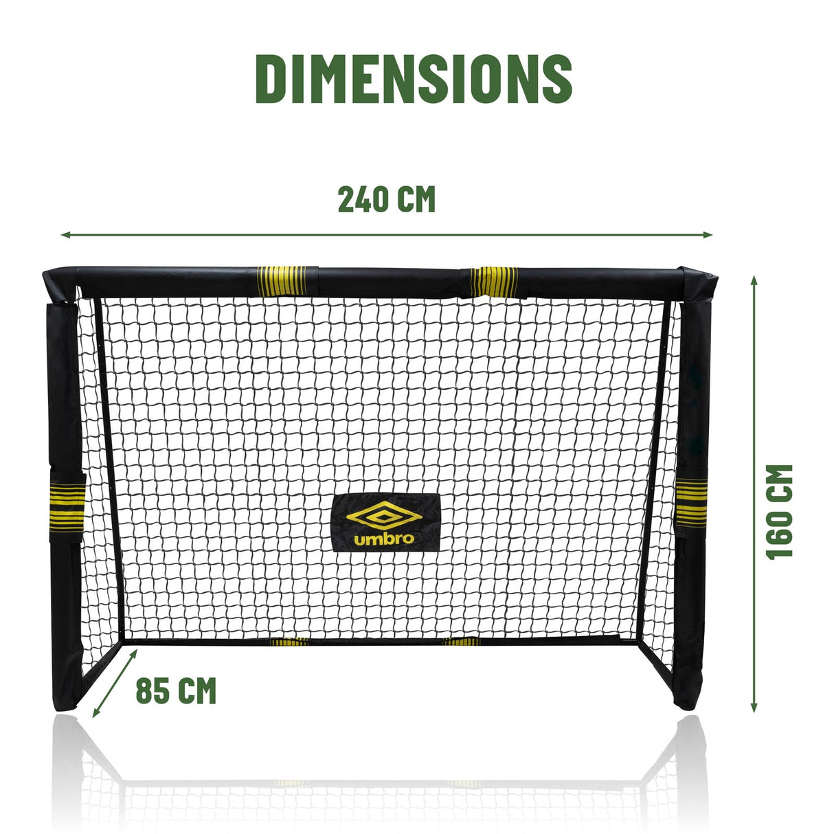 Umbro 2.4 x 1.6m Football Goal Post