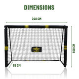 Umbro 2.4 x 1.6m Football Goal Post