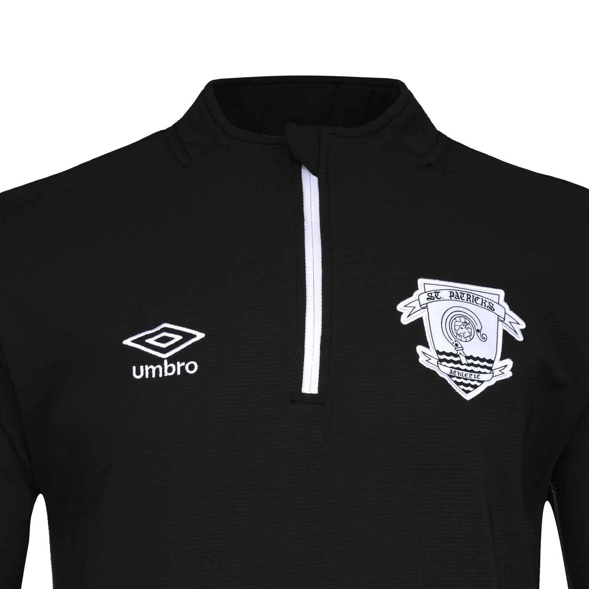 Umbro St Patricks Ath 26 QZ Top Black
