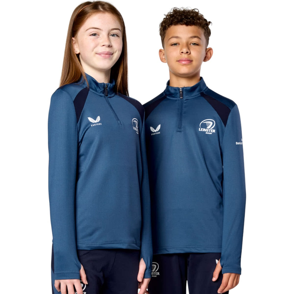 Castore Leinster 26 Kid Mid QZ Top Navy