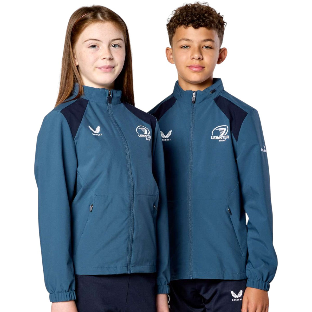 Castore Leinster 26 Kid Shower Jackt Nvy