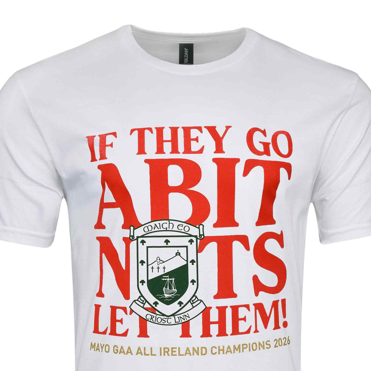 Mayo 2026 Go Nuts Tee White