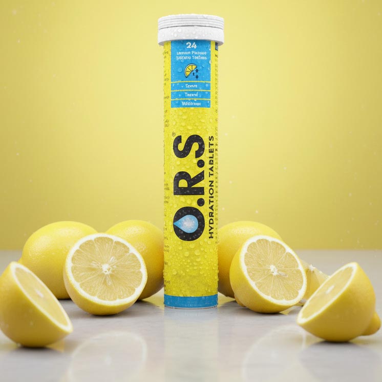 O.R.S Lemon Flavour Hydration Tablets