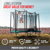 BERG Favorit Regular 330 Trampoline Grey + Safety Net Comfort