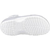 Crocs Classic Glitter Clog Unisex Beach White