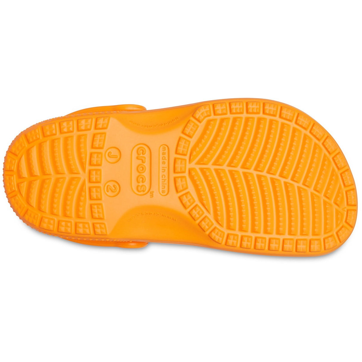 Crocs Classic Junior Kids Beach Orange Zing