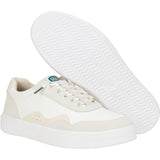 HEYDUDE Mens Hudson Classic Trainers Light Beige/White