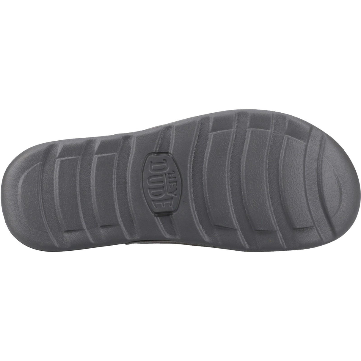 HEYDUDE Mens Shore Slide Classic Sandal Granite Grey