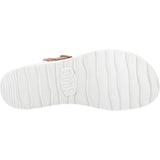 HEYDUDE Womens Delray Buckle Classic Sandal Tan