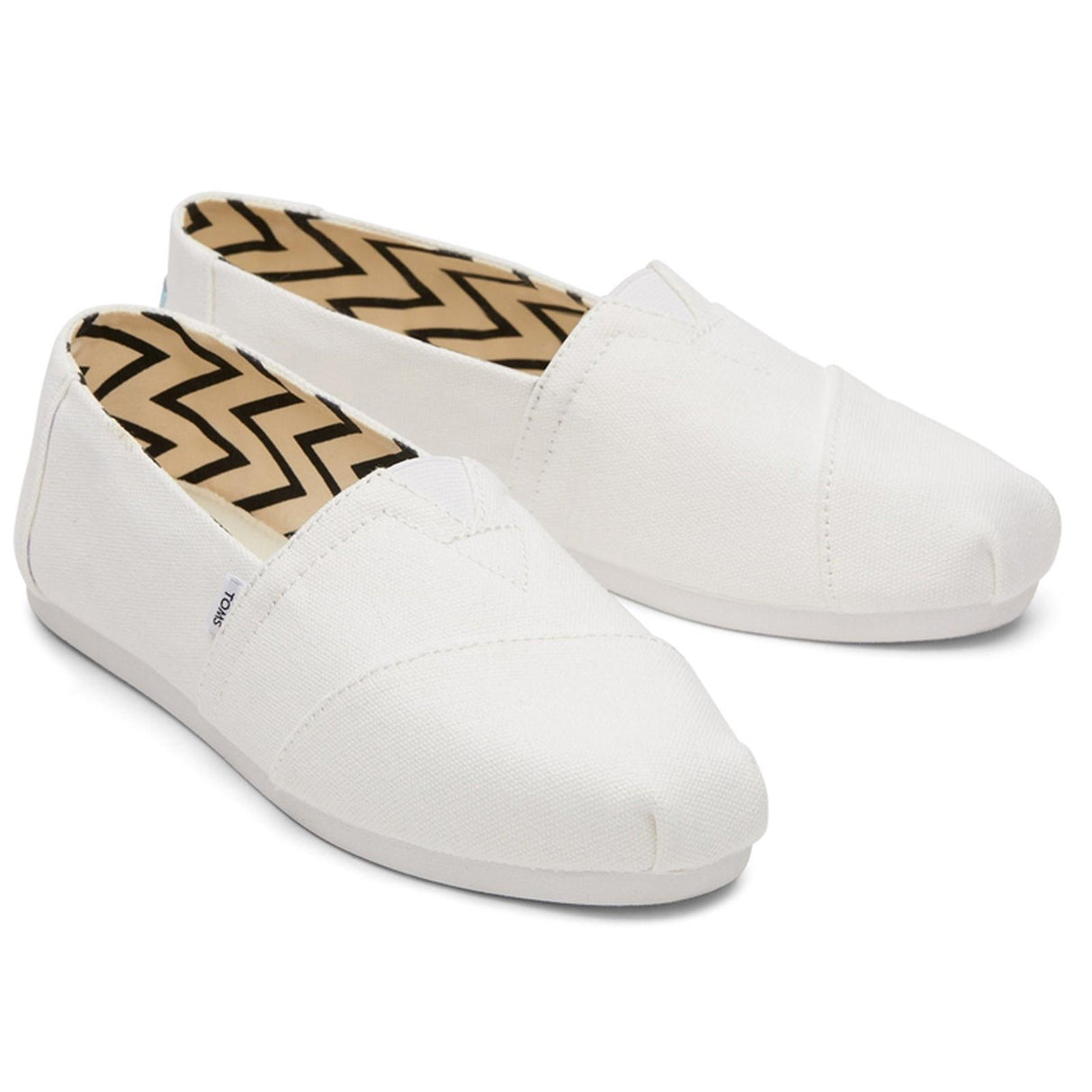 TOMS Womens Alpargata Shoes White