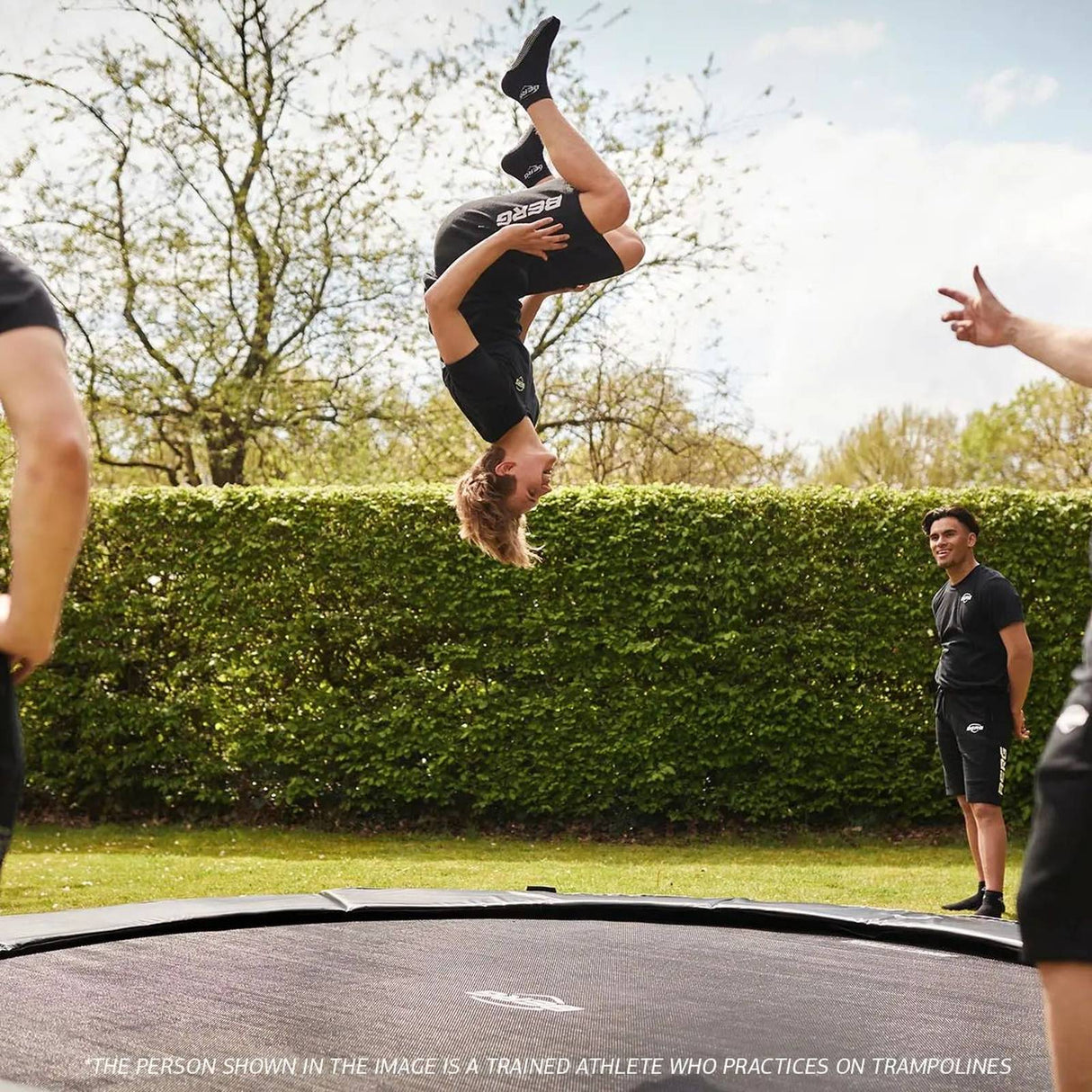 BERG SPORTS Champion FlatGround 380 Trampoline Grey