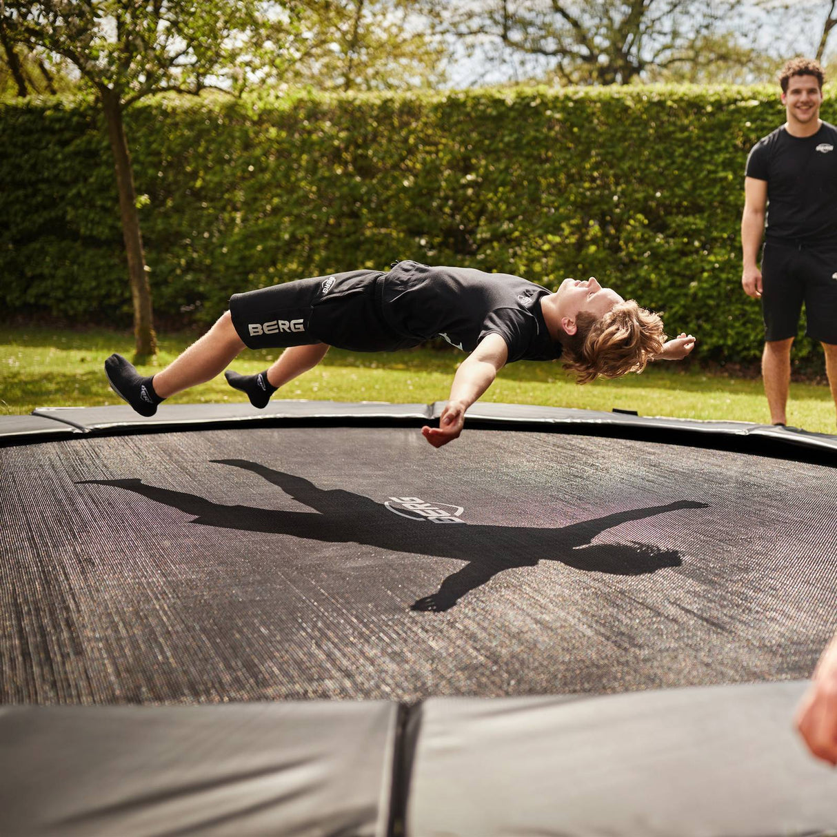 BERG SPORTS Elite FlatGround 380 Trampoline Grey