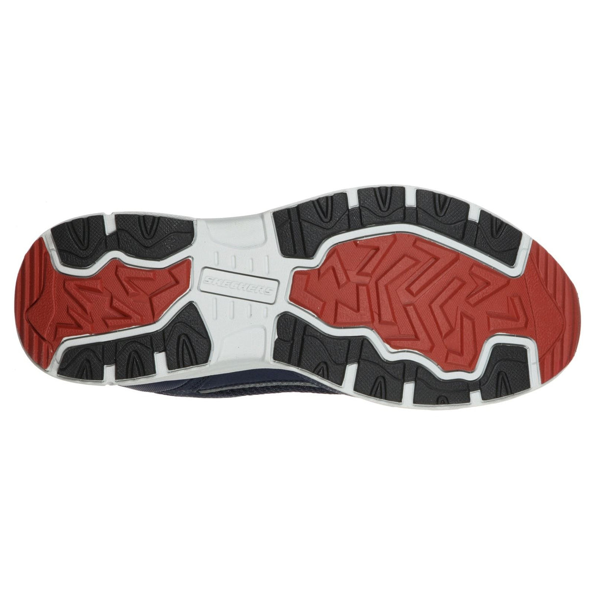 Skechers Mens Oak Canyon Verketta Trainers Navy/Grey