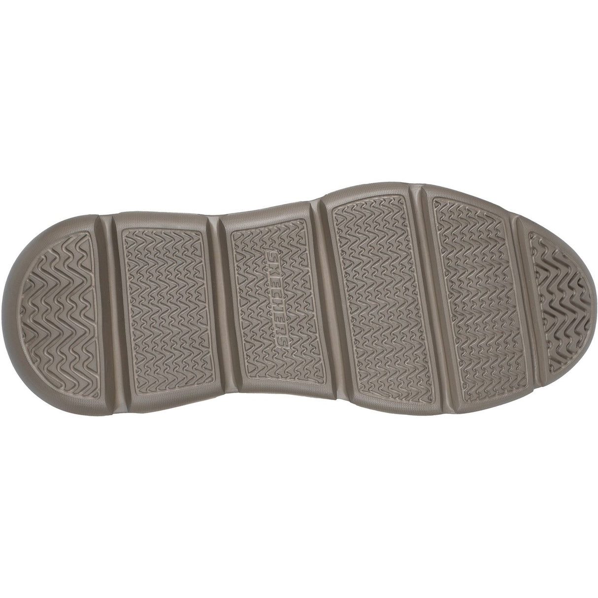 Skechers Mens Garza Clive Shoe Dark Taupe