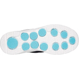 Skechers Womens GO WALK 7 - Cosmic Waves Trainers Black/Turquoise