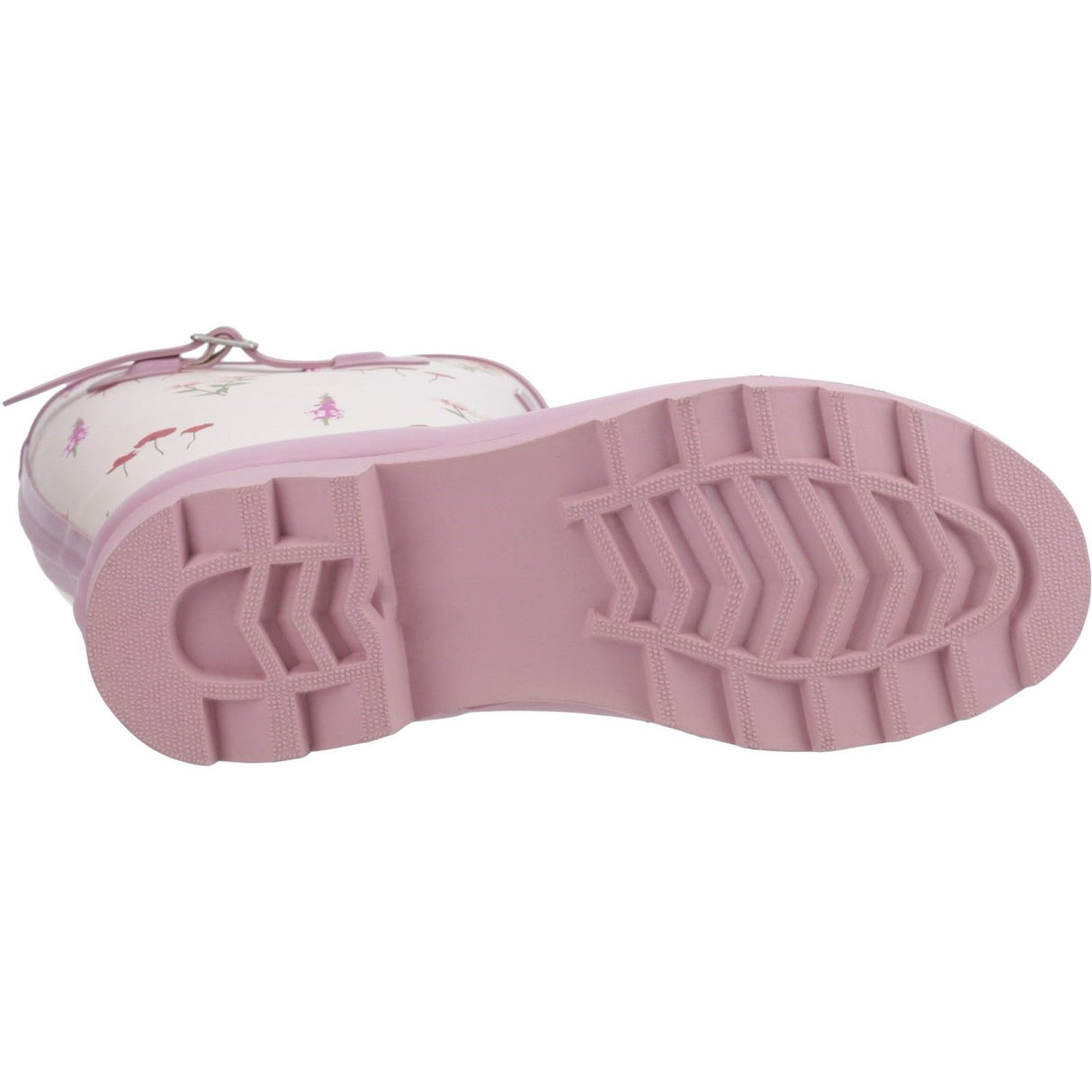 Cotswold Womens Wildflower Tall Wellingtons Pink