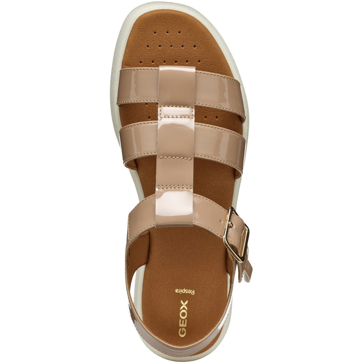 Geox Womens D CAMALEI SANDALS Caramel