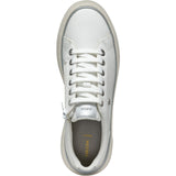 Geox Womens D SUNNETTY SNEAKERS White/Silver