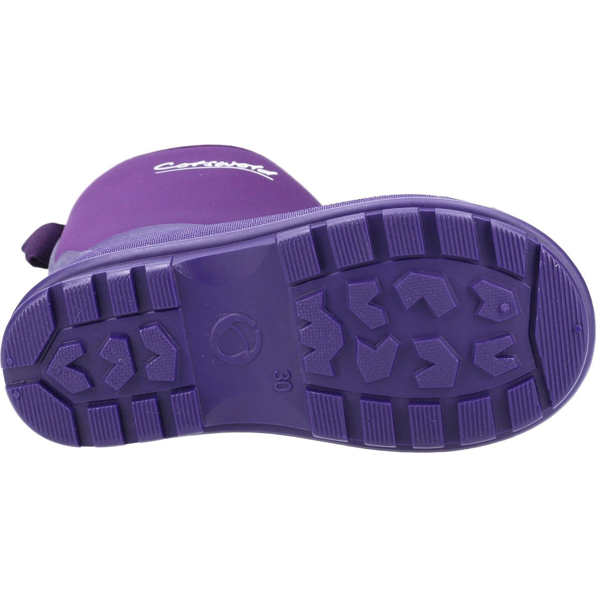 Cotswold Junior Kids Hilly Neoprene Childrens Wellington Boot Purple