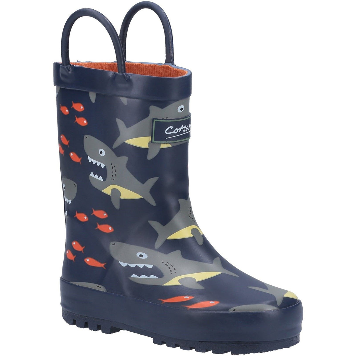Cotswold Infant Kids Puddle Waterproof Pull On Boot Shark