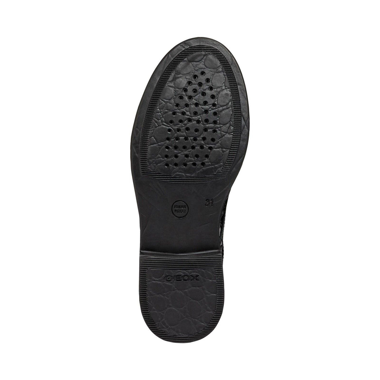 Geox Girls J Agata D Shoe Black Patent