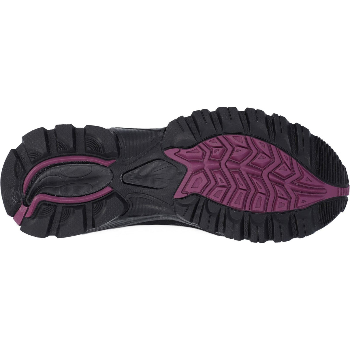 Hi-Tec Womens Jackdaw Mid Waterproof Boot Black/Burgundy