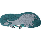 Hi-Tec Womens Savanna II Sandal Dark Moss/Aquatic Wave