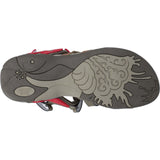 Hi-Tec Womens Savanna II Sandal Light Taupe/Olive/Sunset Coral