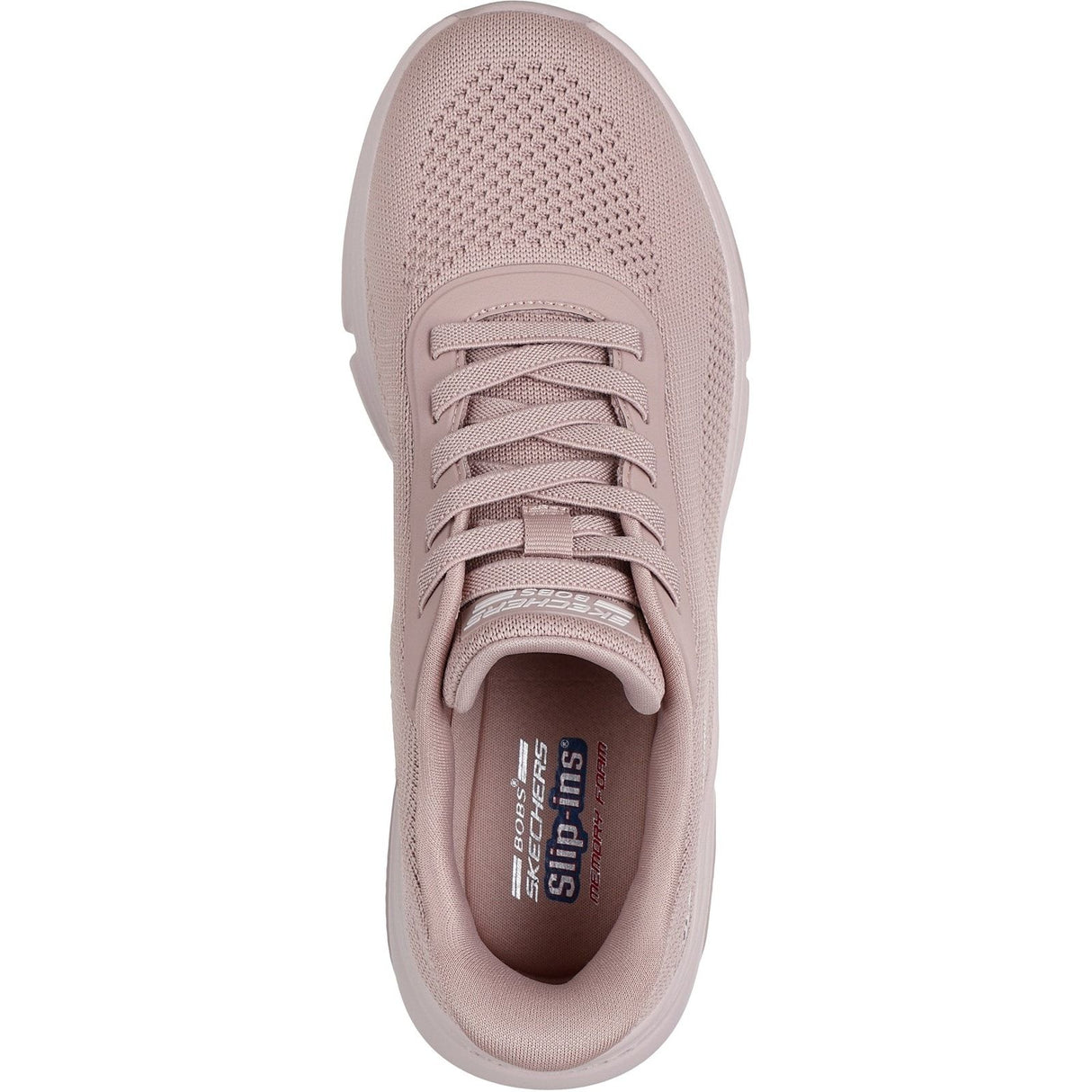 Skechers Womens BOBS Sparrow Flex Too You Trainers Blush
